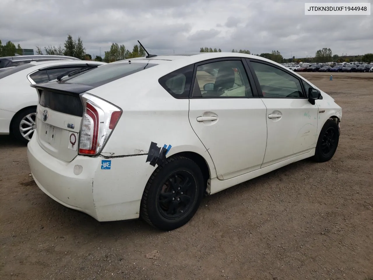 2015 Toyota Prius VIN: JTDKN3DUXF1944948 Lot: 74029334