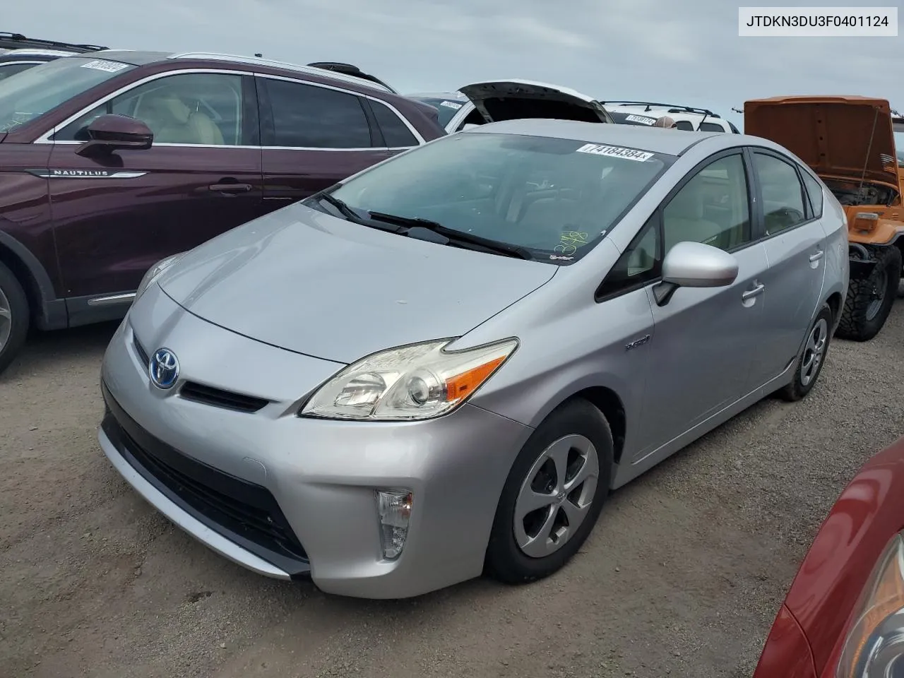 2015 Toyota Prius VIN: JTDKN3DU3F0401124 Lot: 74184384