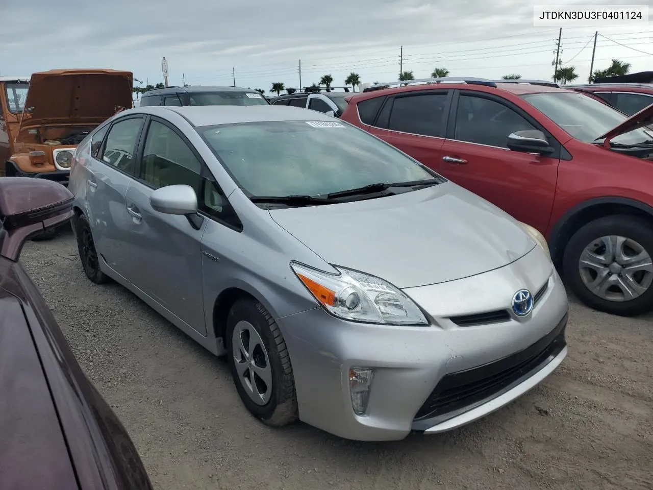 2015 Toyota Prius VIN: JTDKN3DU3F0401124 Lot: 74184384