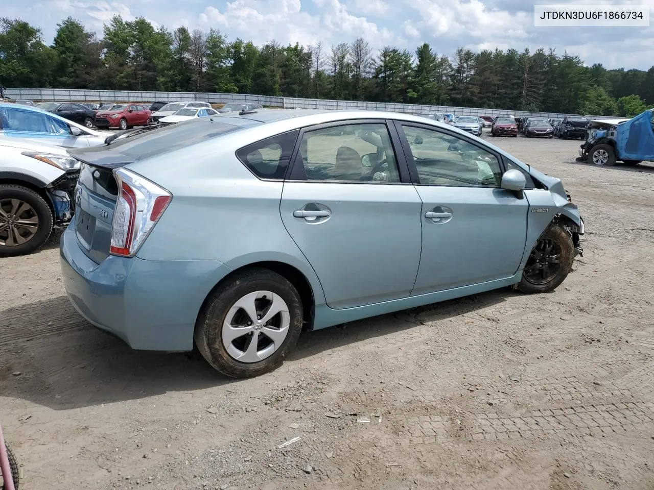 2015 Toyota Prius VIN: JTDKN3DU6F1866734 Lot: 74241744