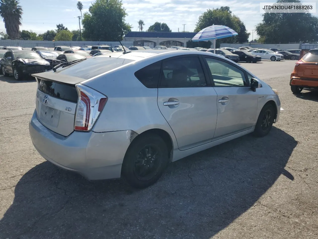 2015 Toyota Prius VIN: JTDKN3DU4F1888263 Lot: 74857504