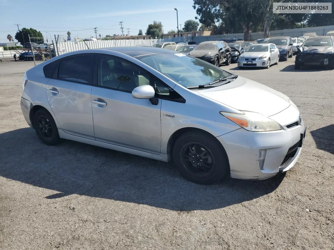 2015 Toyota Prius VIN: JTDKN3DU4F1888263 Lot: 74857504