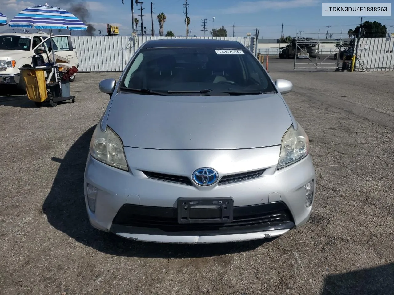 2015 Toyota Prius VIN: JTDKN3DU4F1888263 Lot: 74857504