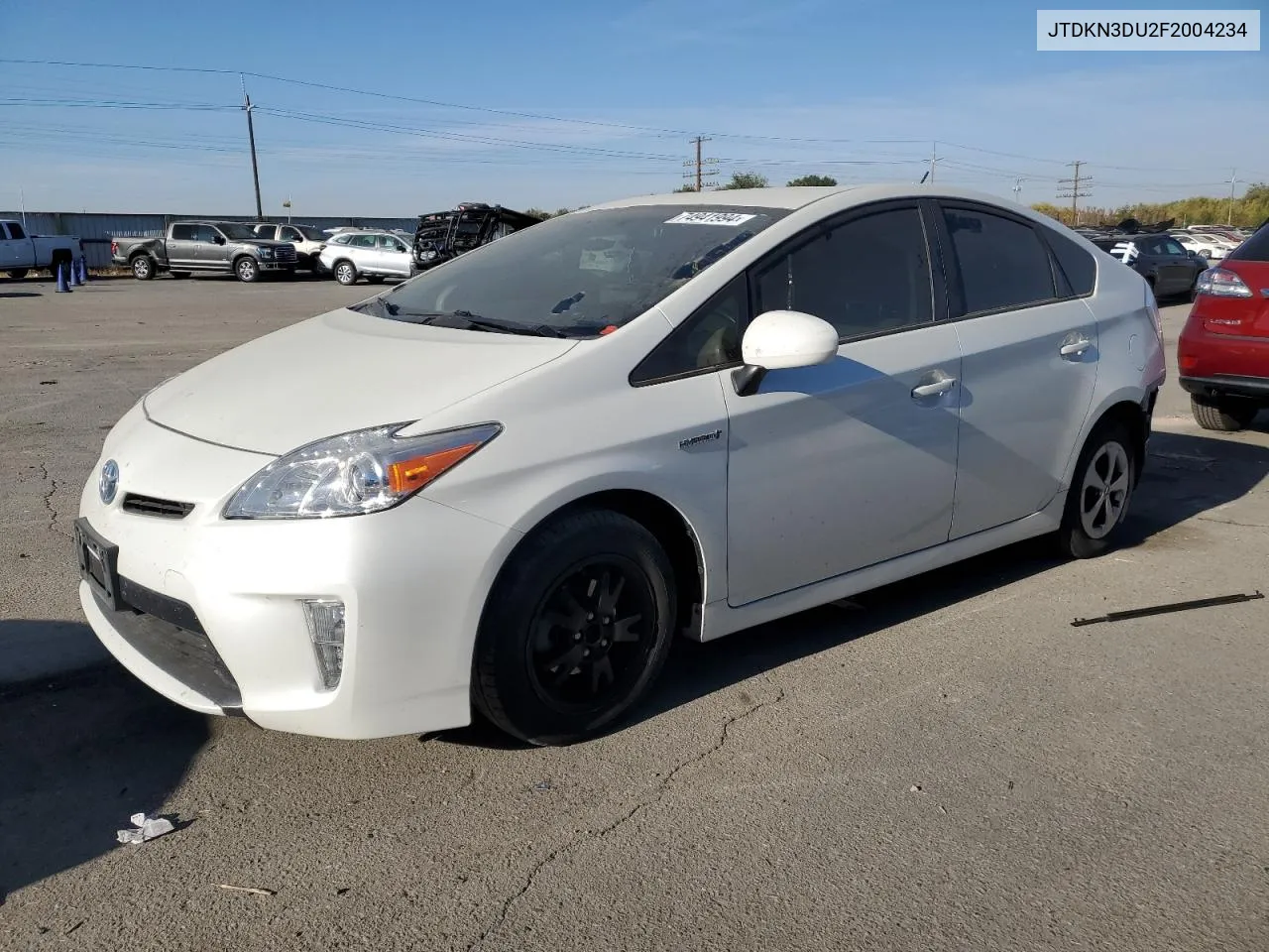 2015 Toyota Prius VIN: JTDKN3DU2F2004234 Lot: 74941994