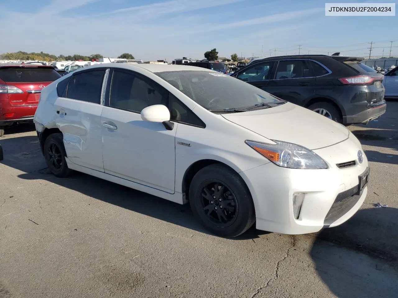 2015 Toyota Prius VIN: JTDKN3DU2F2004234 Lot: 74941994