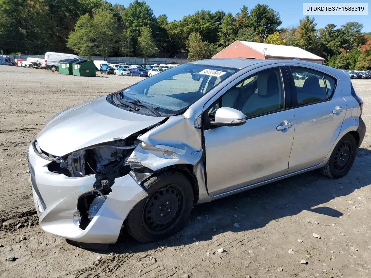 2015 Toyota Prius C VIN: JTDKDTB37F1583319 Lot: 75187544