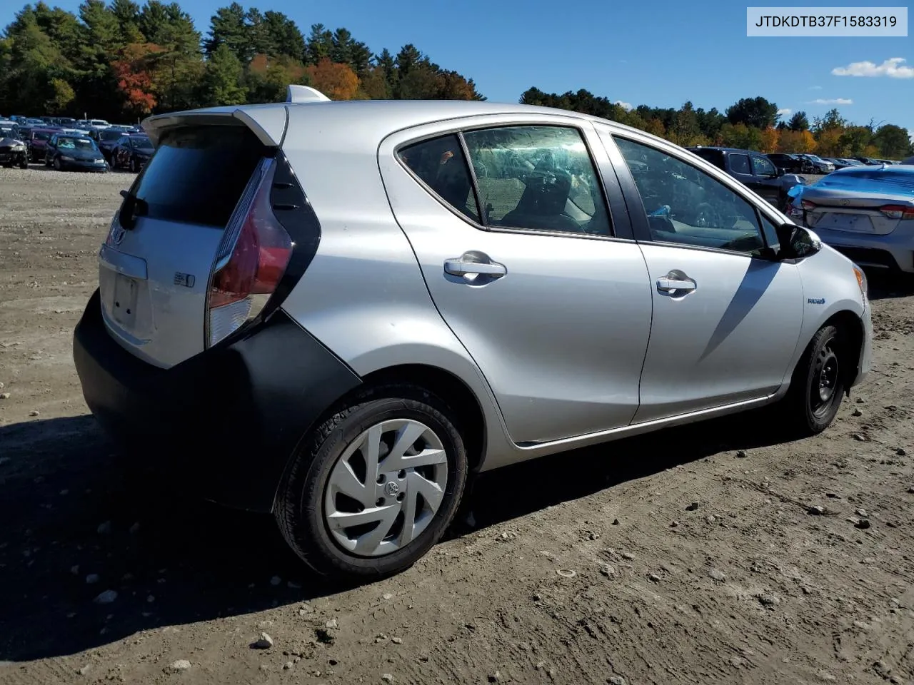 2015 Toyota Prius C VIN: JTDKDTB37F1583319 Lot: 75187544