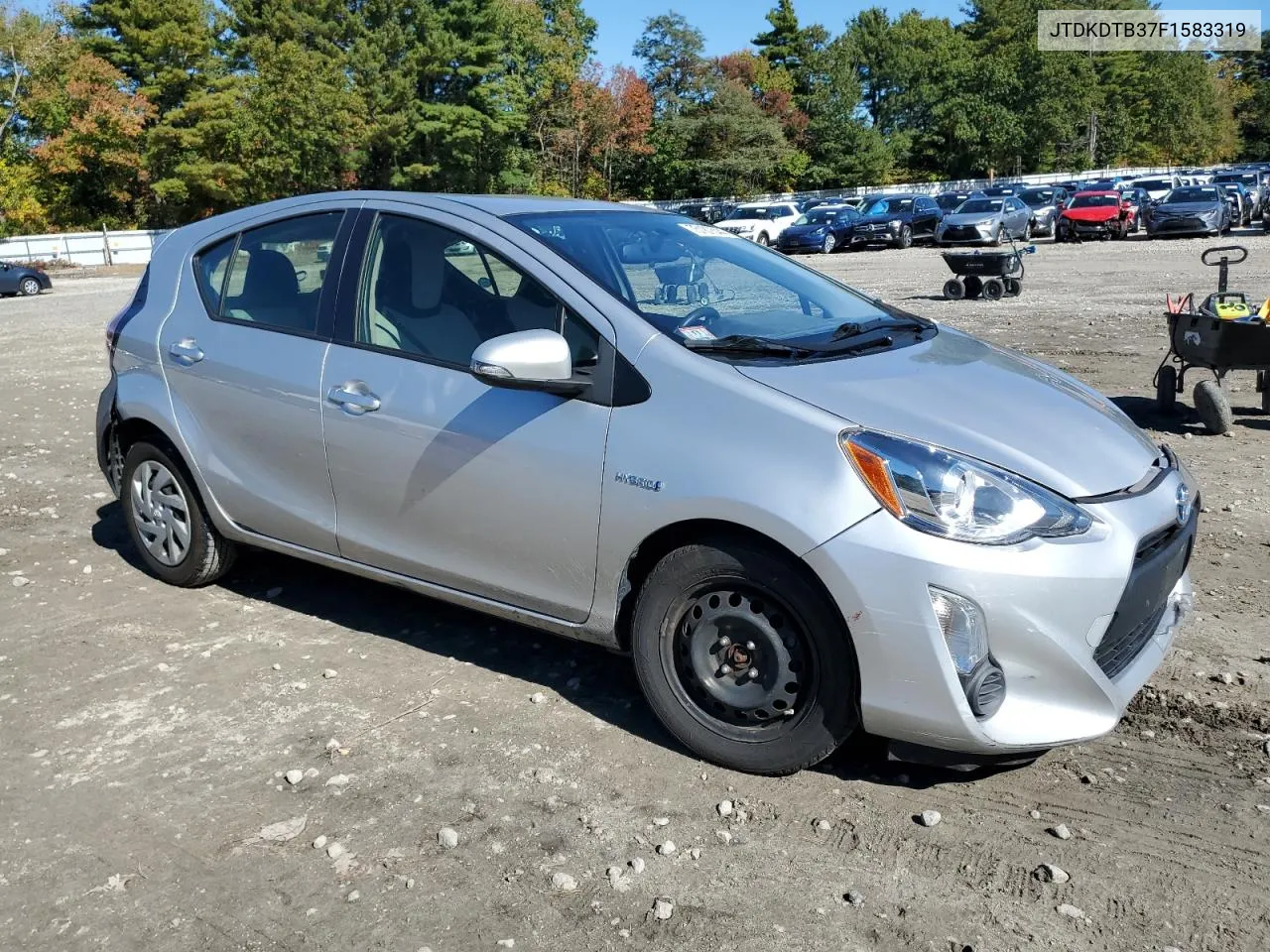 2015 Toyota Prius C VIN: JTDKDTB37F1583319 Lot: 75187544