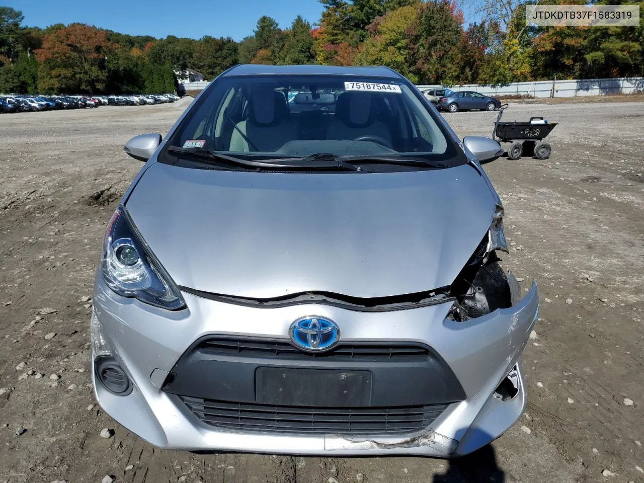 2015 Toyota Prius C VIN: JTDKDTB37F1583319 Lot: 75187544