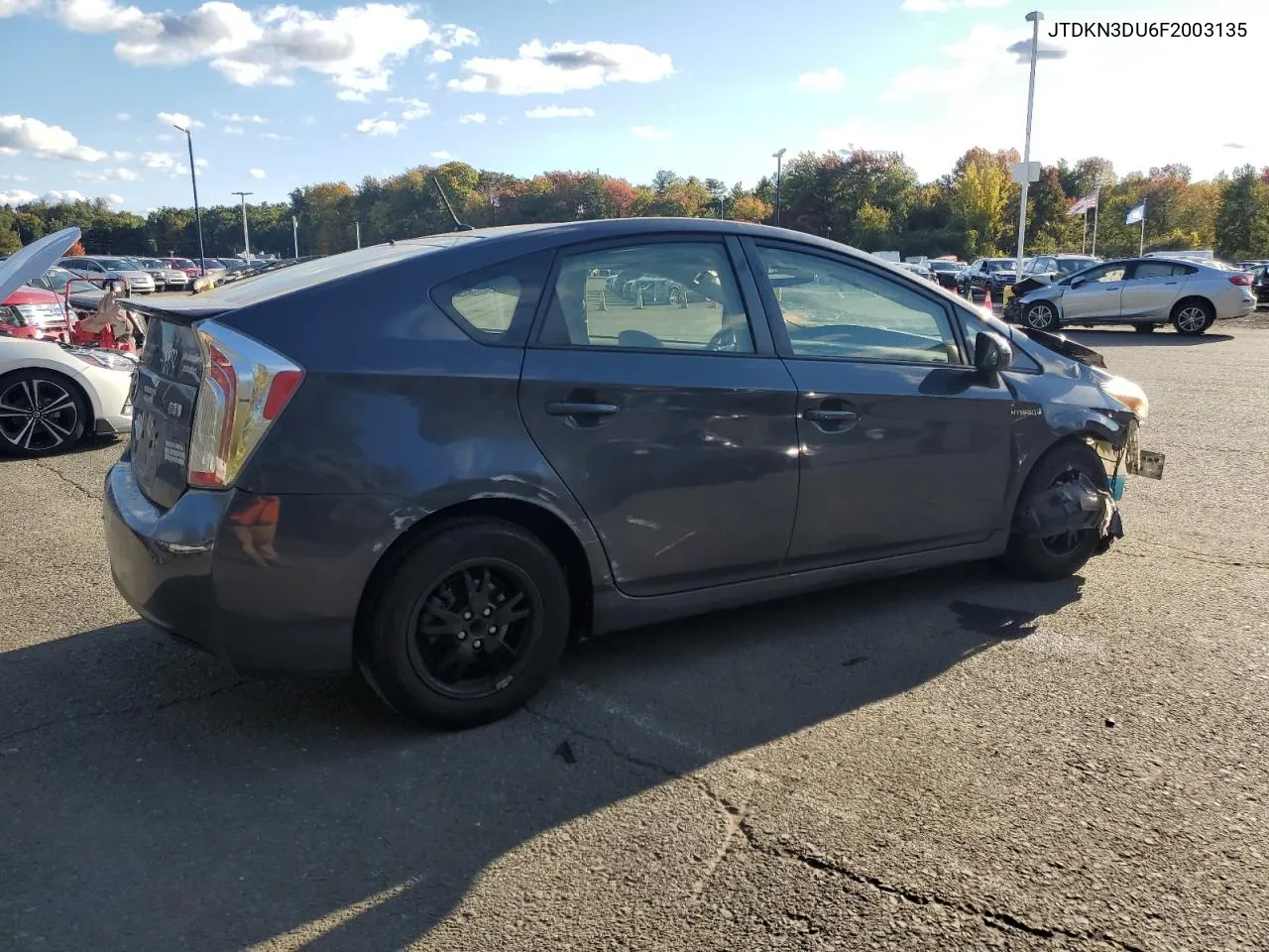 2015 Toyota Prius VIN: JTDKN3DU6F2003135 Lot: 75363094