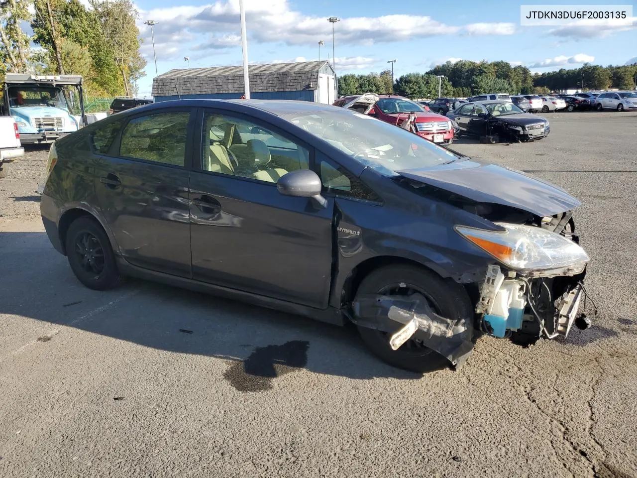 2015 Toyota Prius VIN: JTDKN3DU6F2003135 Lot: 75363094