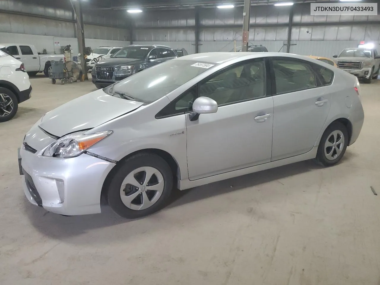 JTDKN3DU7F0433493 2015 Toyota Prius