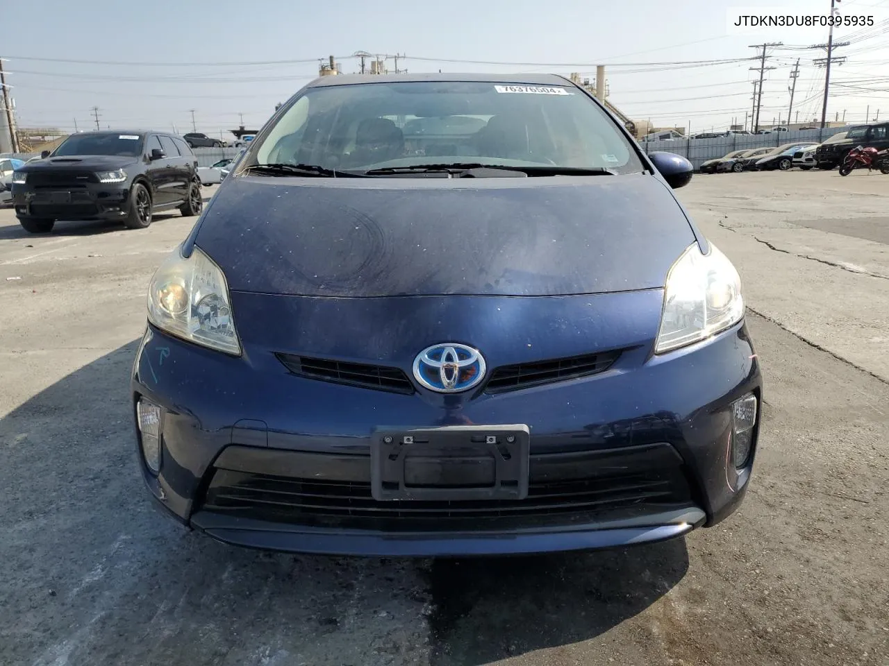 2015 Toyota Prius VIN: JTDKN3DU8F0395935 Lot: 76376504