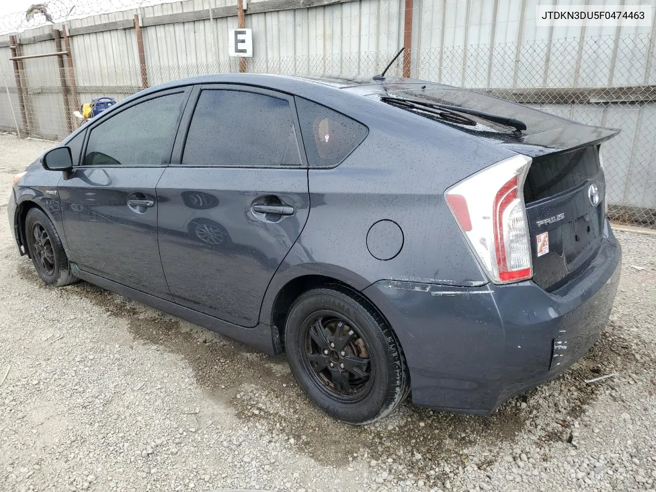 2015 Toyota Prius VIN: JTDKN3DU5F0474463 Lot: 76384334