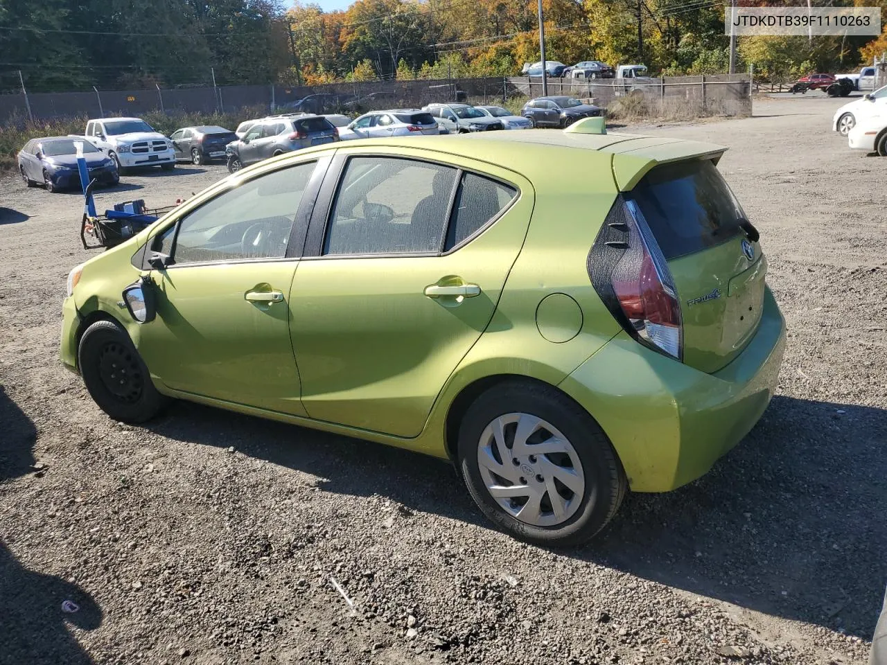 2015 Toyota Prius C VIN: JTDKDTB39F1110263 Lot: 76709274