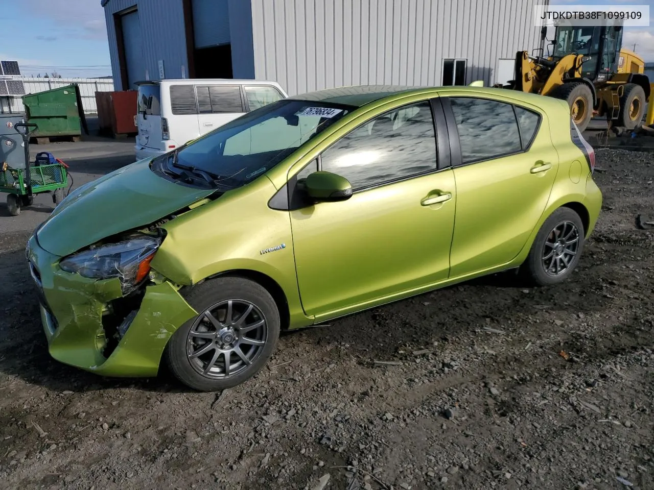 2015 Toyota Prius C VIN: JTDKDTB38F1099109 Lot: 76796834