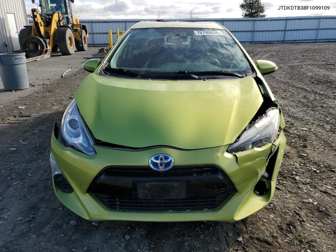 2015 Toyota Prius C VIN: JTDKDTB38F1099109 Lot: 76796834