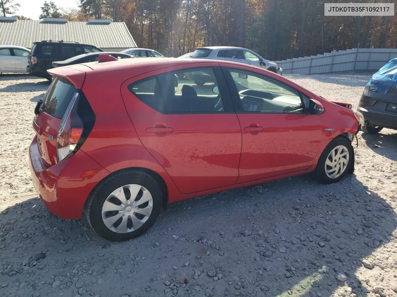 2015 Toyota Prius C VIN: JTDKDTB35F1092117 Lot: 77158834