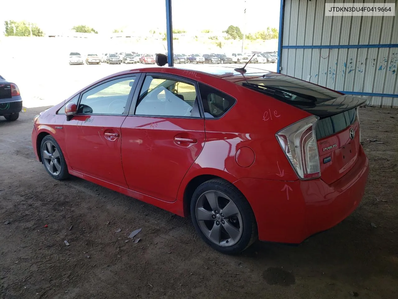 2015 Toyota Prius VIN: JTDKN3DU4F0419664 Lot: 77377884