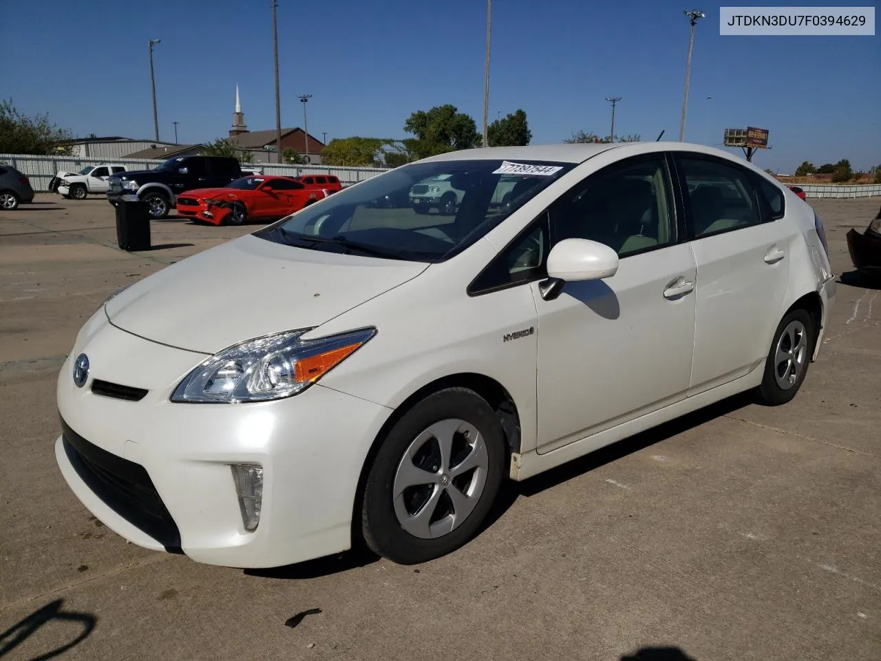 2015 Toyota Prius VIN: JTDKN3DU7F0394629 Lot: 77397544