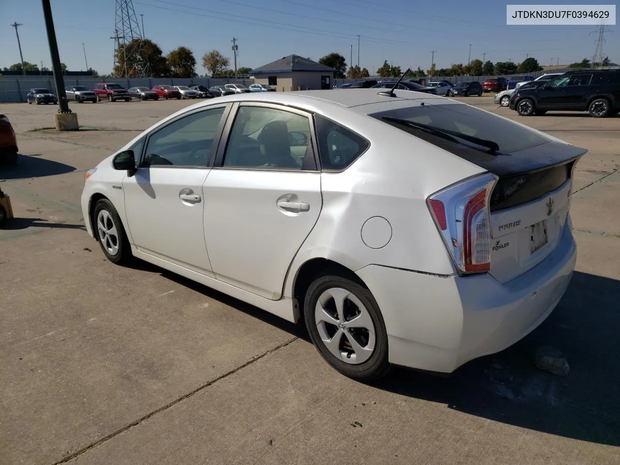 2015 Toyota Prius VIN: JTDKN3DU7F0394629 Lot: 77397544