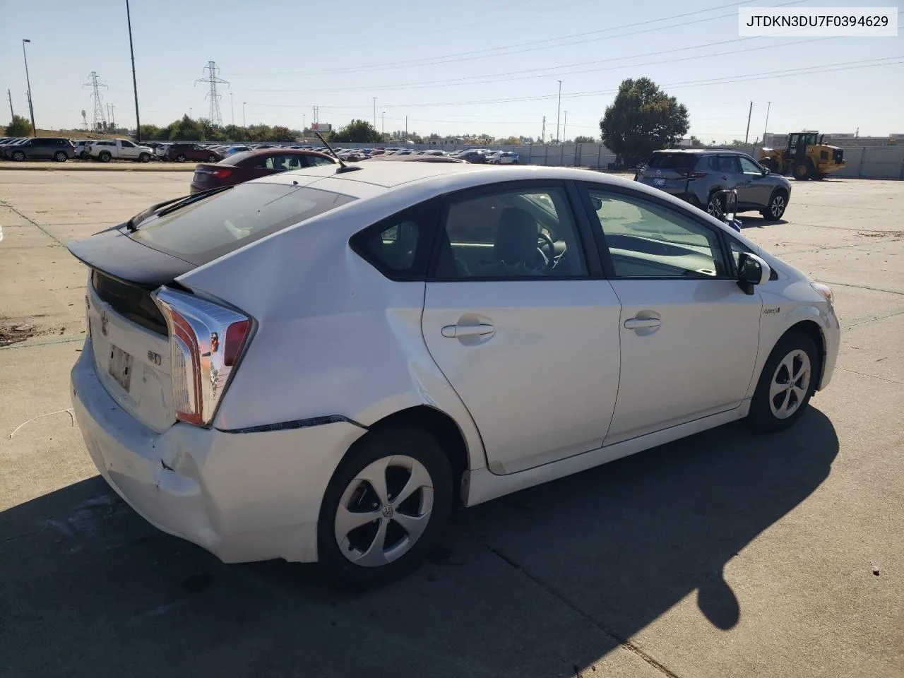 2015 Toyota Prius VIN: JTDKN3DU7F0394629 Lot: 77397544