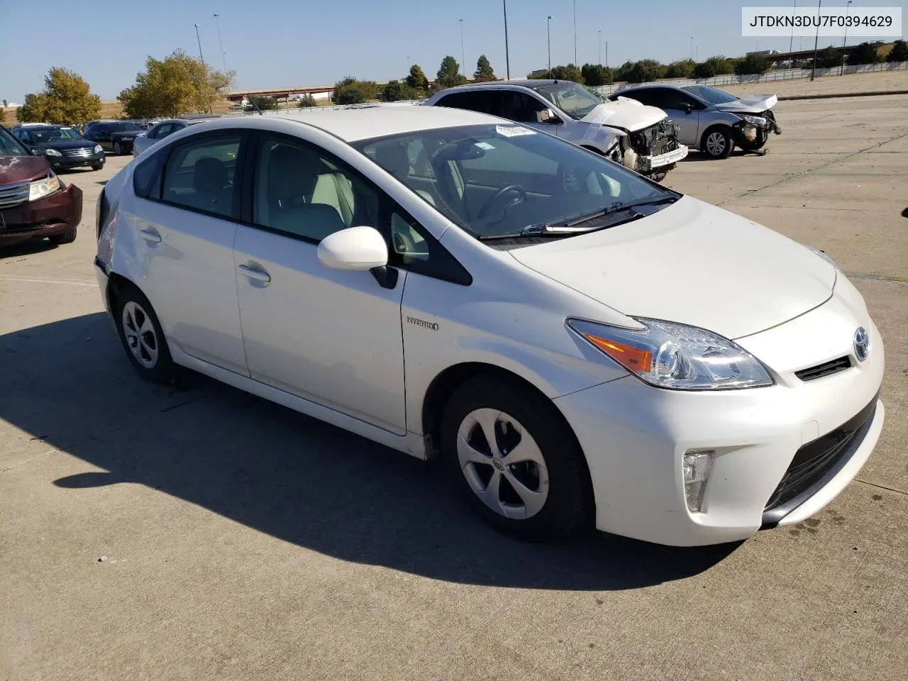 2015 Toyota Prius VIN: JTDKN3DU7F0394629 Lot: 77397544