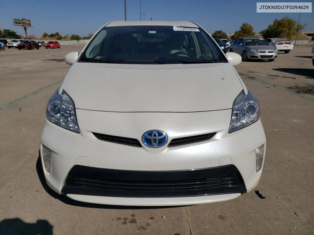 2015 Toyota Prius VIN: JTDKN3DU7F0394629 Lot: 77397544