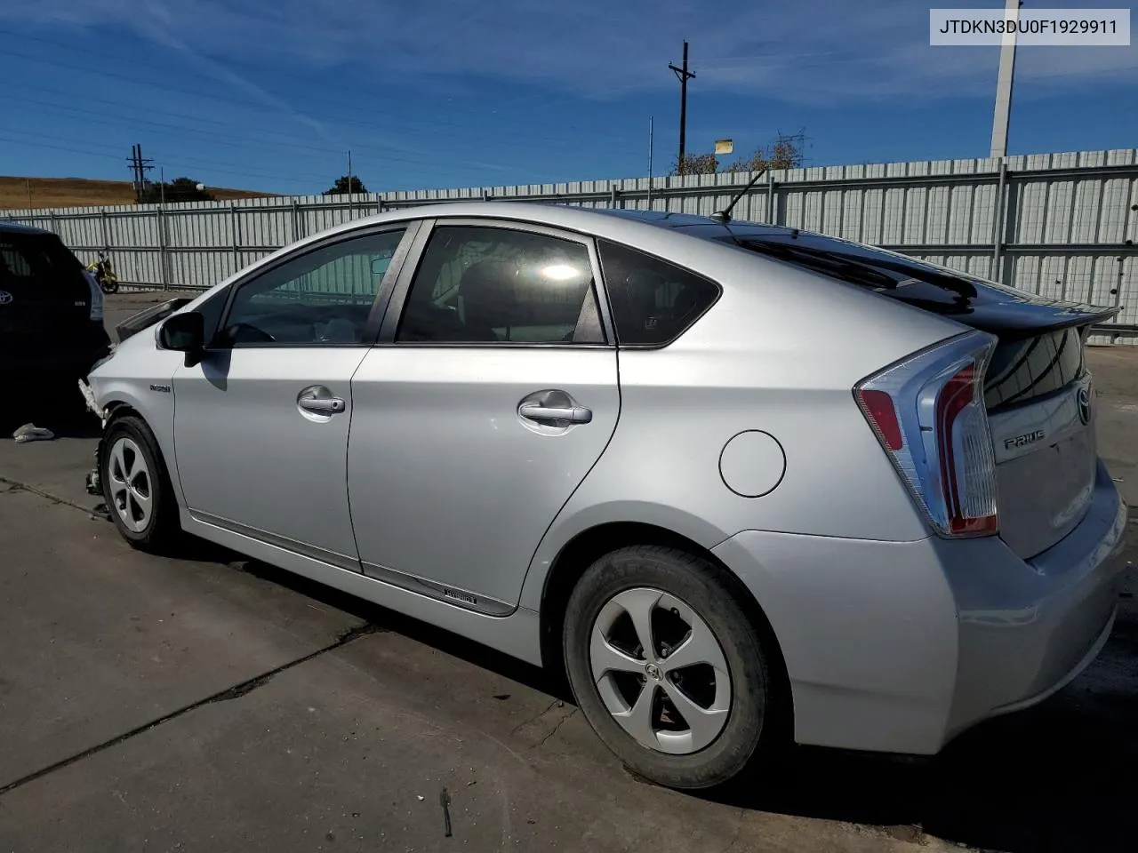 2015 Toyota Prius VIN: JTDKN3DU0F1929911 Lot: 77406464