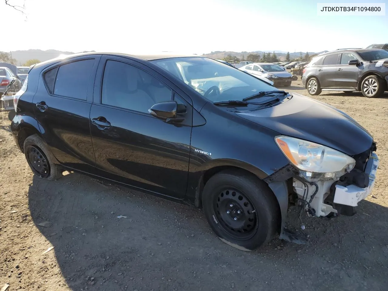 2015 Toyota Prius C VIN: JTDKDTB34F1094800 Lot: 77495304