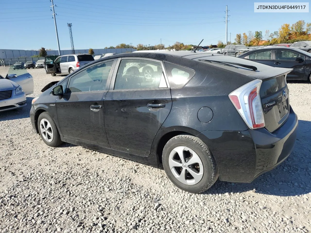 JTDKN3DU4F0449117 2015 Toyota Prius