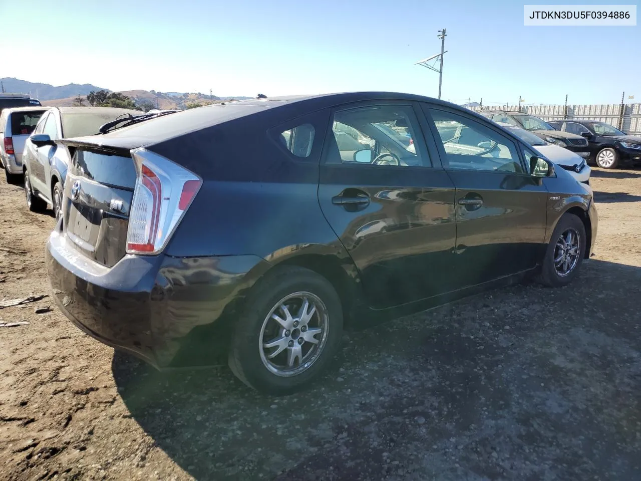 2015 Toyota Prius VIN: JTDKN3DU5F0394886 Lot: 77613314