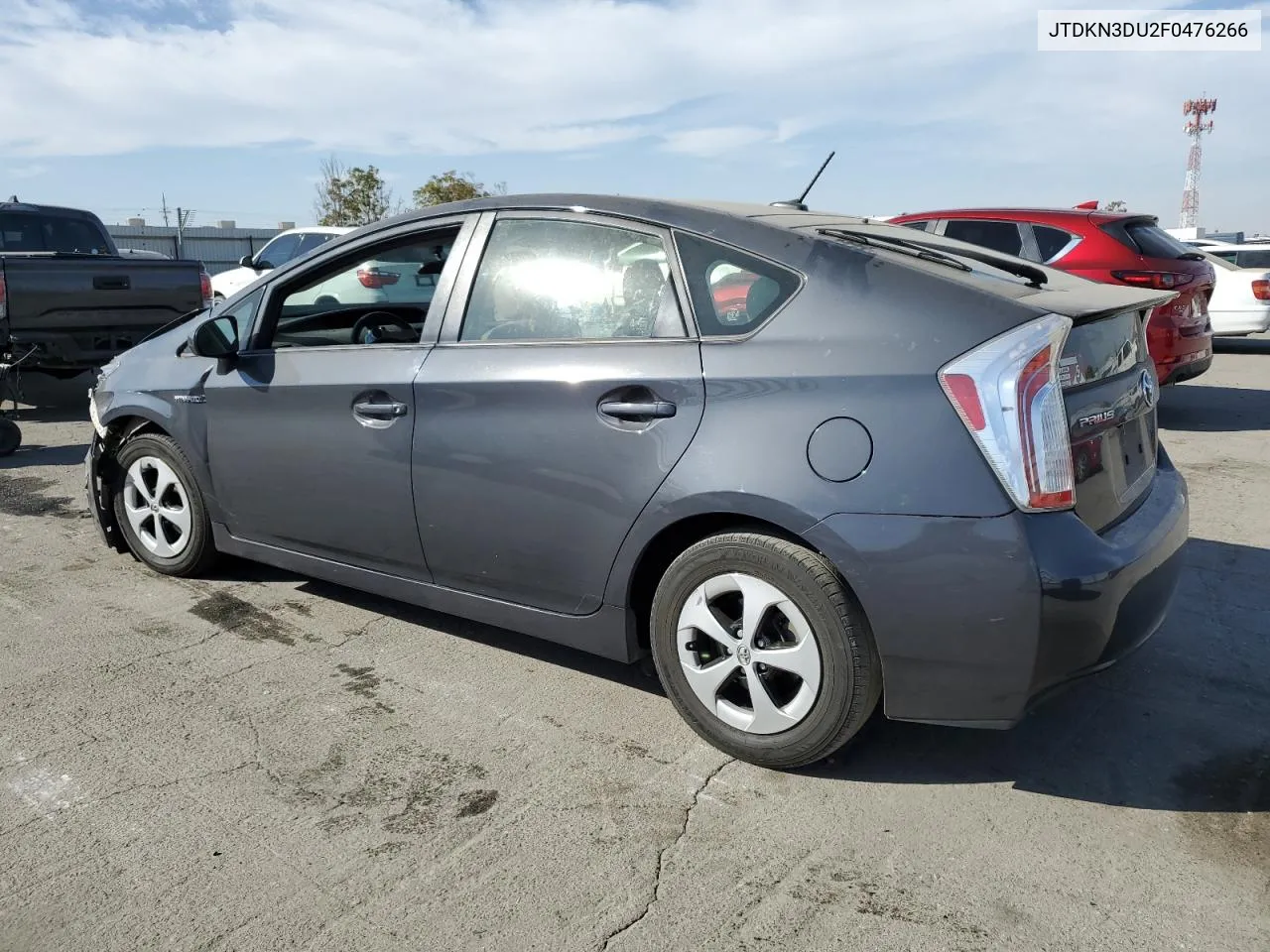 2015 Toyota Prius VIN: JTDKN3DU2F0476266 Lot: 77700174