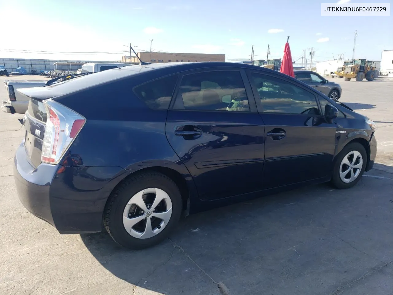 2015 Toyota Prius VIN: JTDKN3DU6F0467229 Lot: 77740234