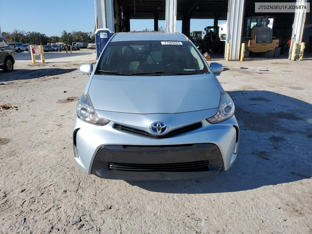 2015 Toyota Prius V VIN: JTDZN3EU1FJ026874 Lot: 77986684