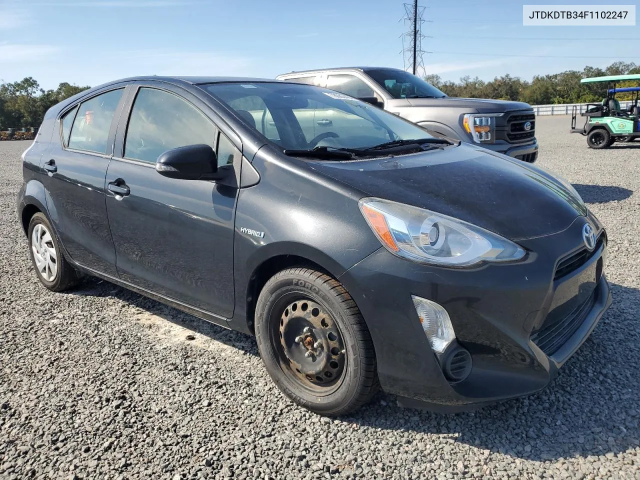 2015 Toyota Prius C VIN: JTDKDTB34F1102247 Lot: 78060494