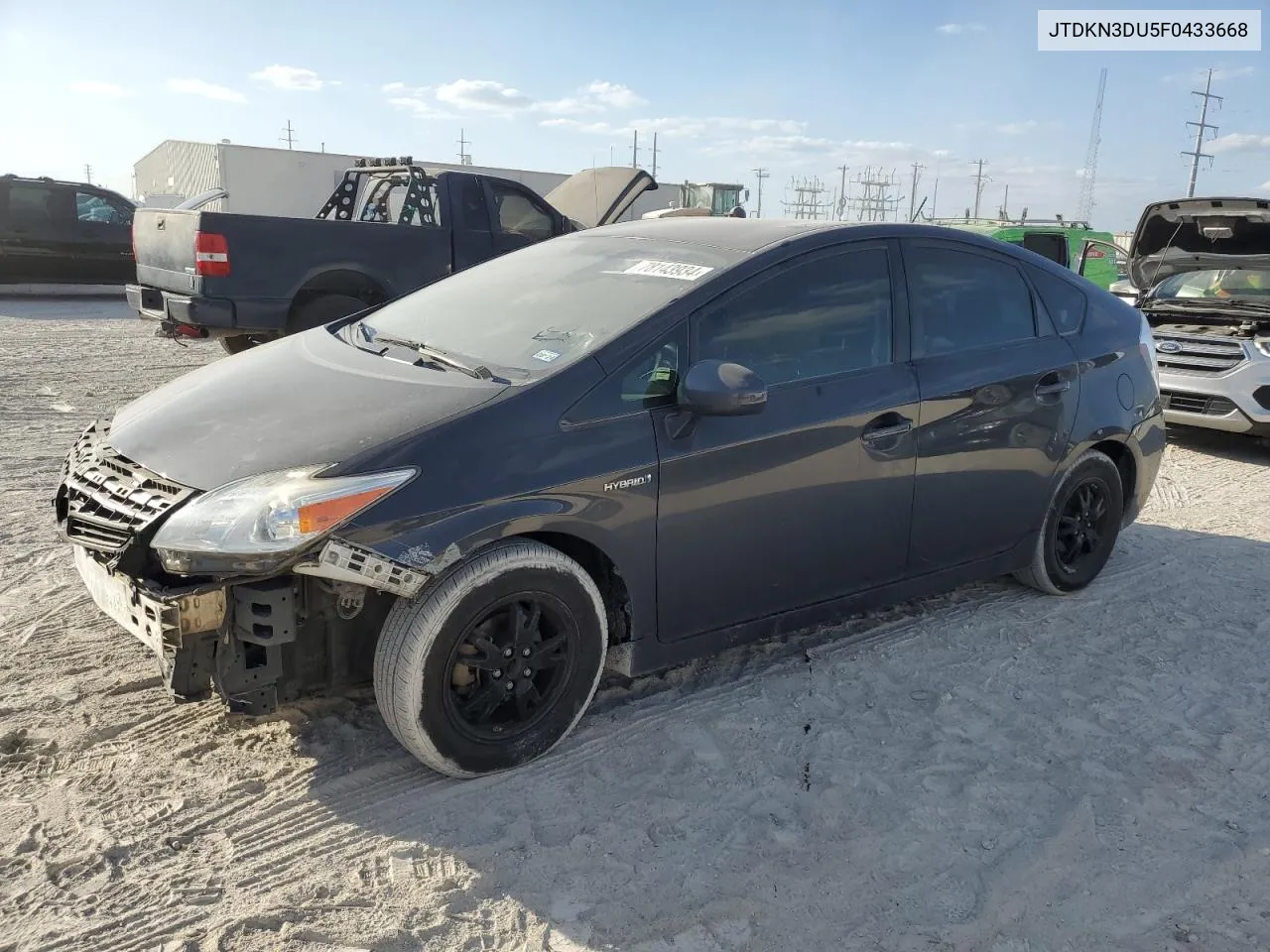 JTDKN3DU5F0433668 2015 Toyota Prius