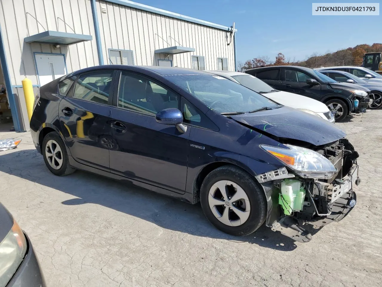 2015 Toyota Prius VIN: JTDKN3DU3F0421793 Lot: 78161964