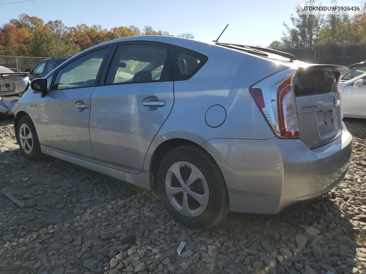 2015 Toyota Prius VIN: JTDKN3DU9F1936436 Lot: 78404944