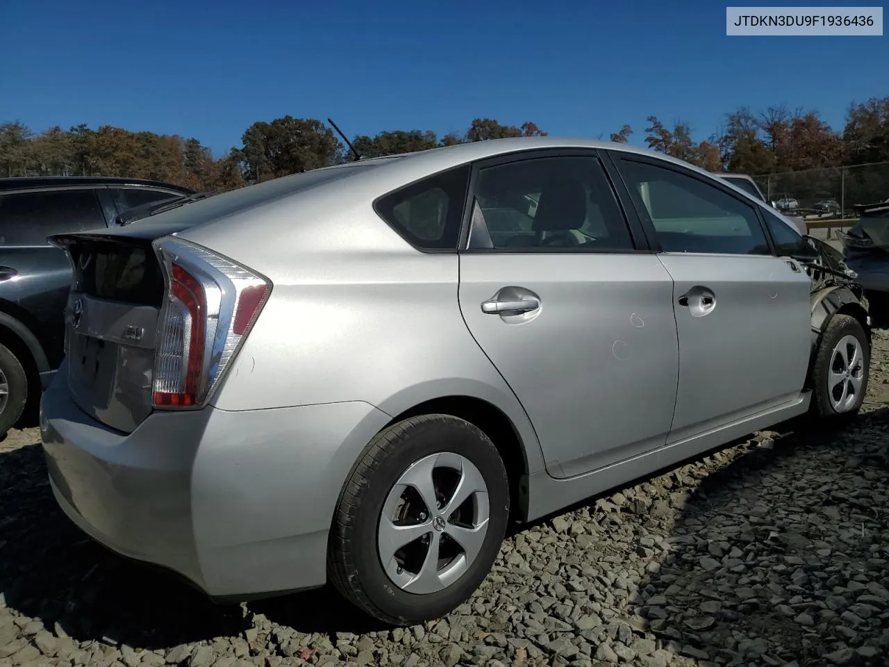 2015 Toyota Prius VIN: JTDKN3DU9F1936436 Lot: 78404944