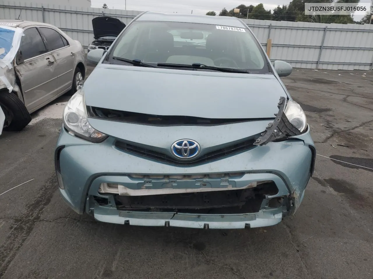 2015 Toyota Prius V VIN: JTDZN3EU5FJ016056 Lot: 78678764