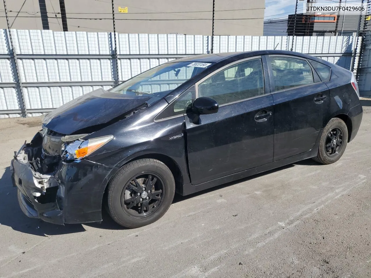 2015 Toyota Prius VIN: JTDKN3DU7F0429606 Lot: 78820184