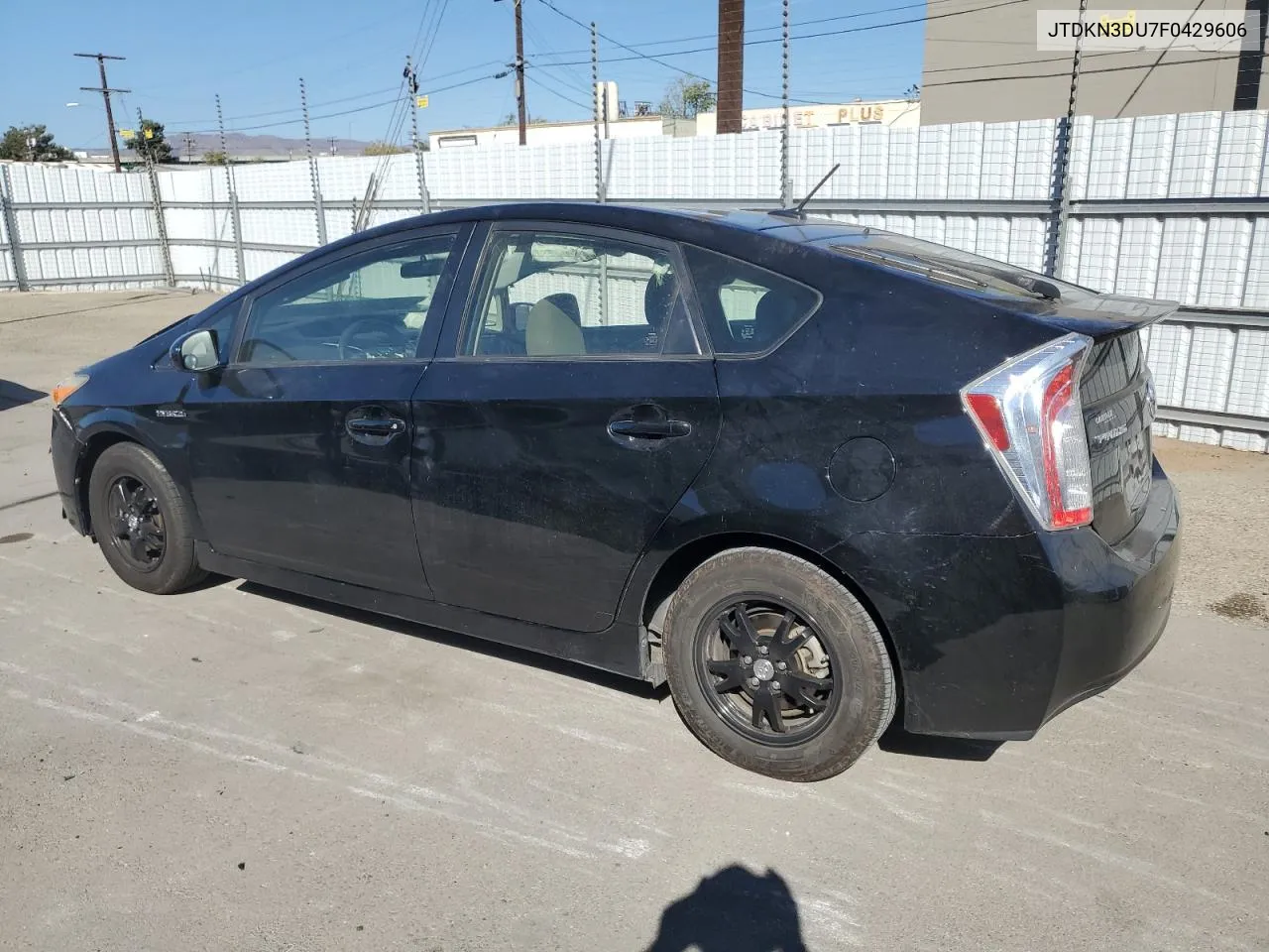 2015 Toyota Prius VIN: JTDKN3DU7F0429606 Lot: 78820184