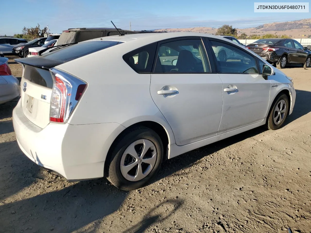 2015 Toyota Prius VIN: JTDKN3DU6F0480711 Lot: 78876664