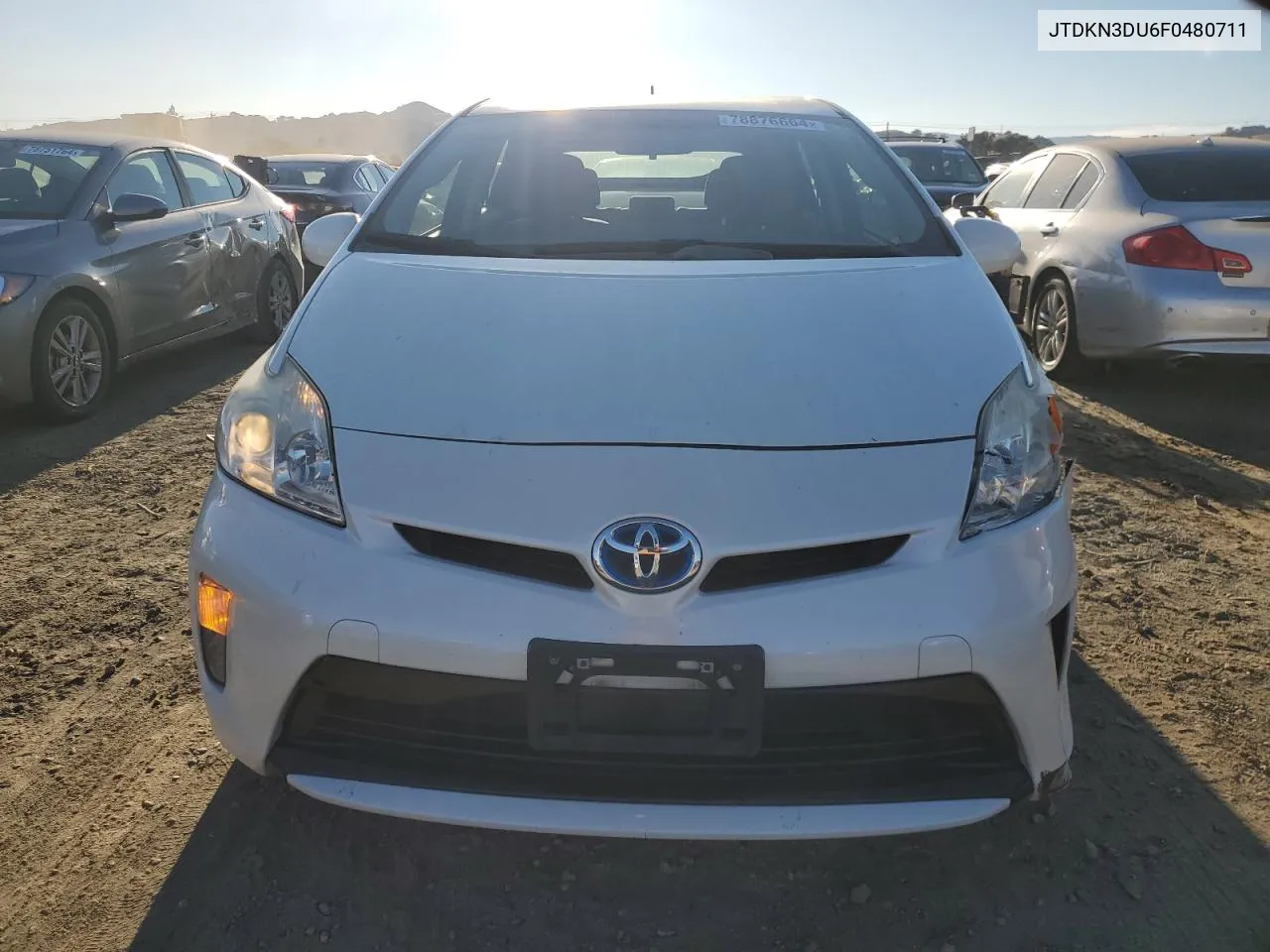 2015 Toyota Prius VIN: JTDKN3DU6F0480711 Lot: 78876664