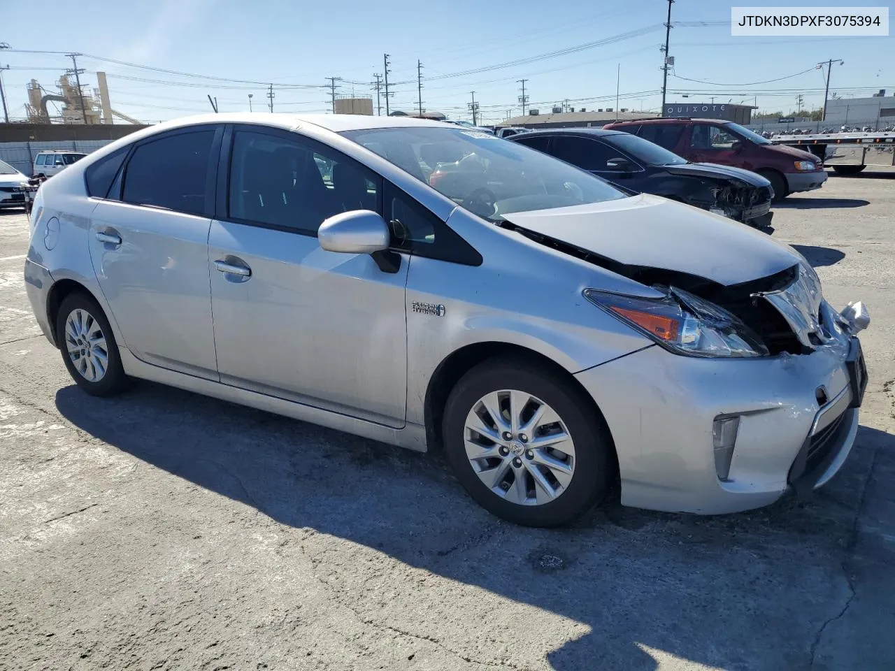 2015 Toyota Prius Plug-In VIN: JTDKN3DPXF3075394 Lot: 79142594