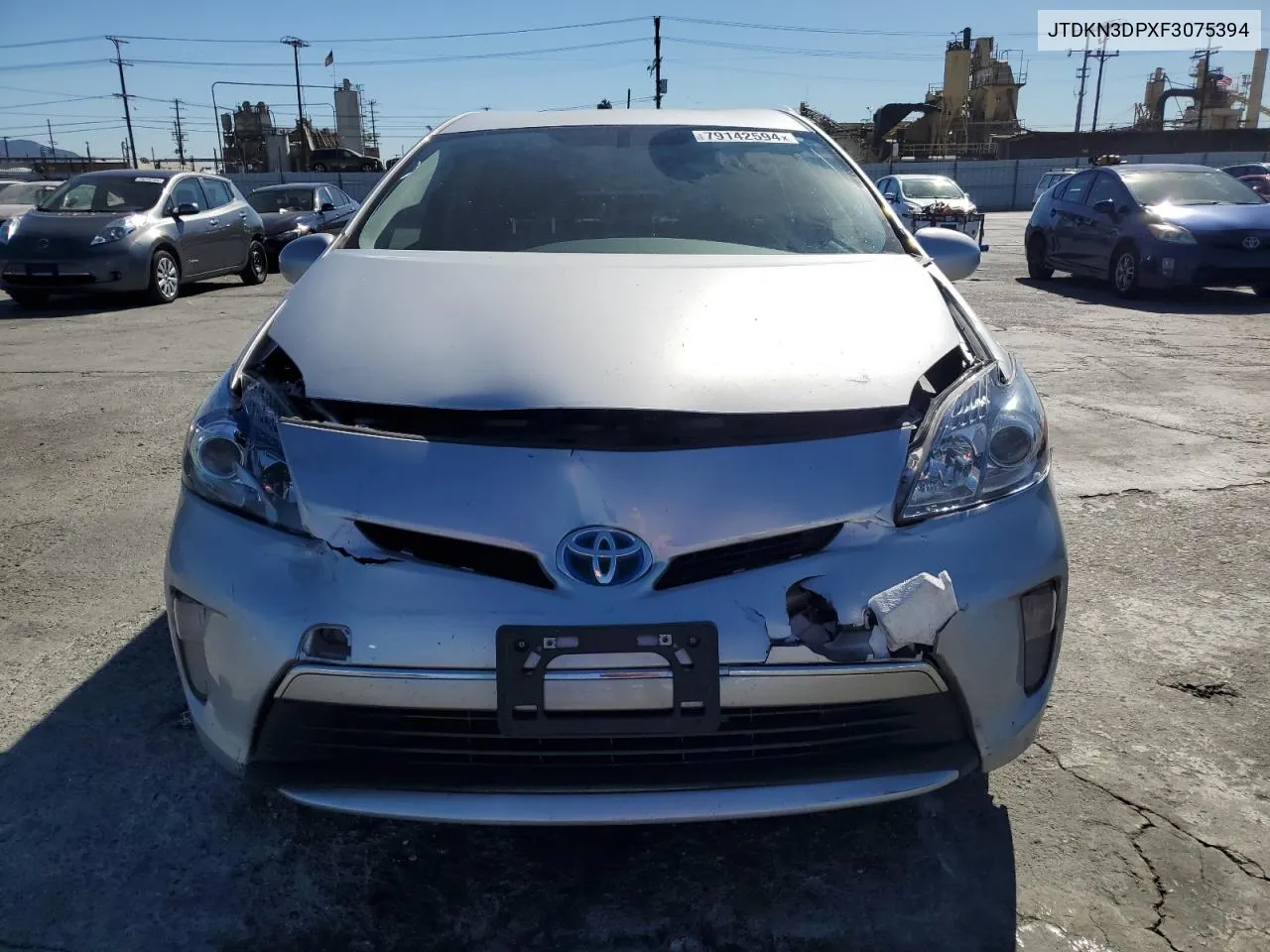 2015 Toyota Prius Plug-In VIN: JTDKN3DPXF3075394 Lot: 79142594