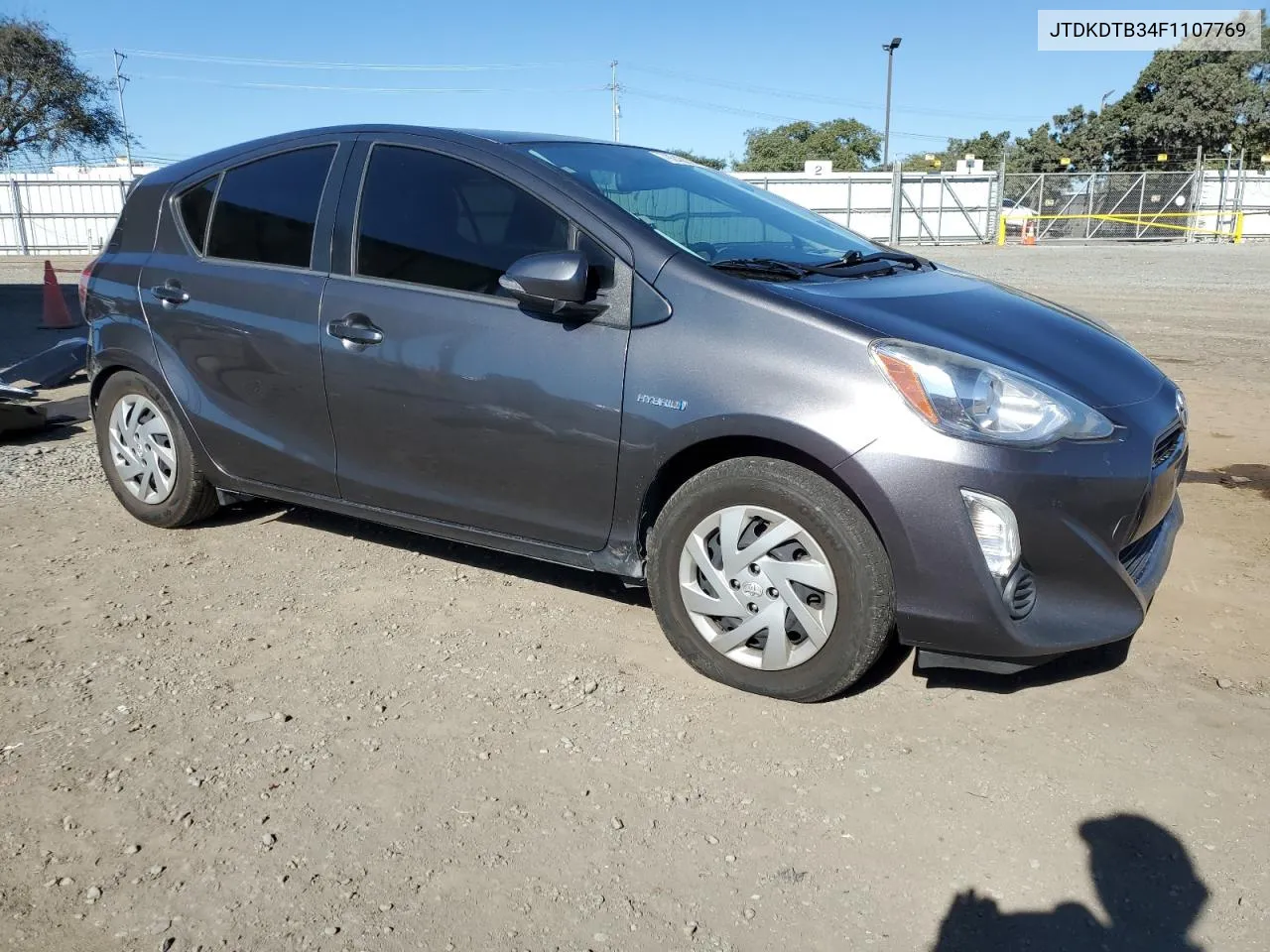 2015 Toyota Prius C VIN: JTDKDTB34F1107769 Lot: 79242014