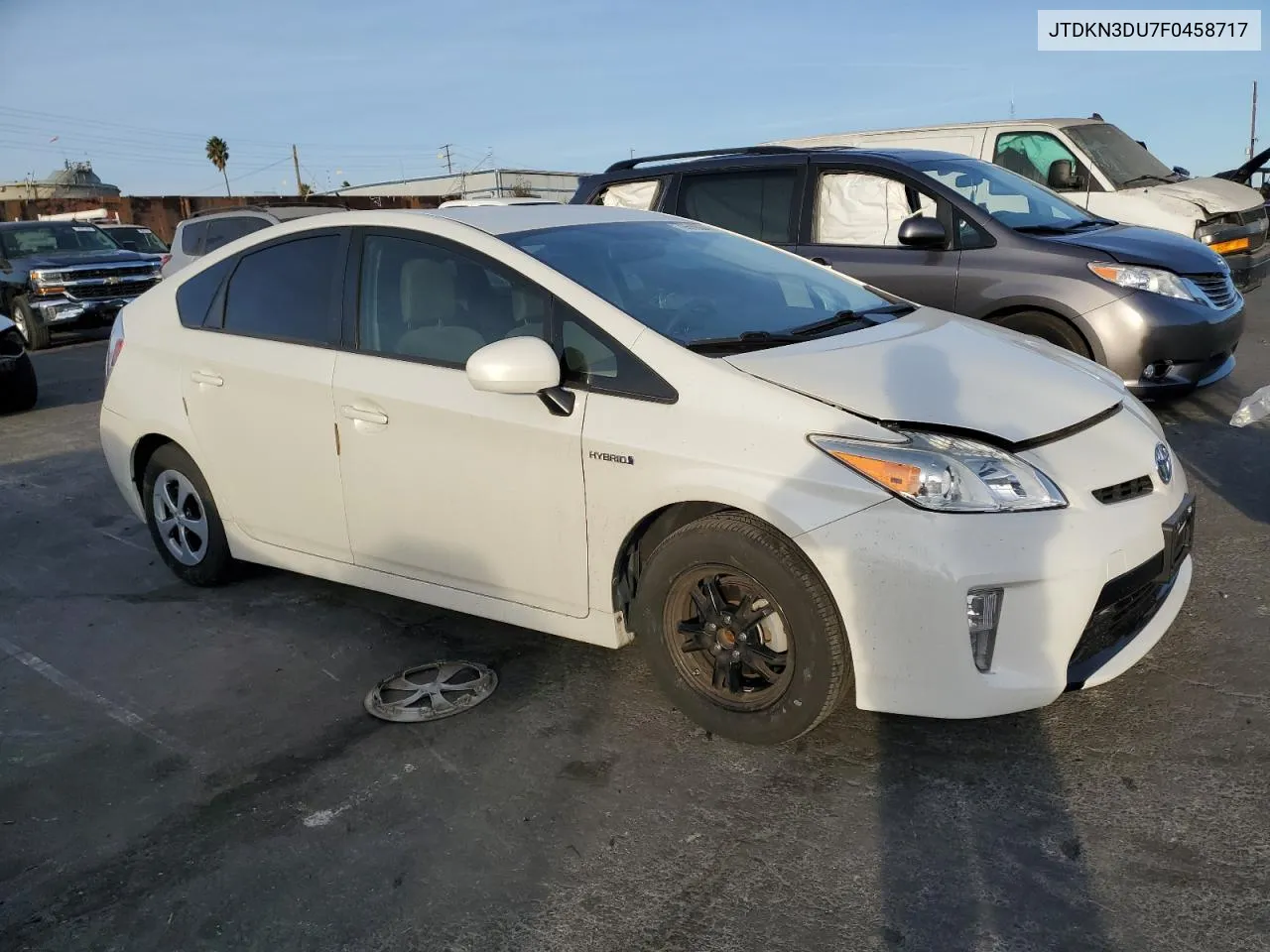 2015 Toyota Prius VIN: JTDKN3DU7F0458717 Lot: 79516094