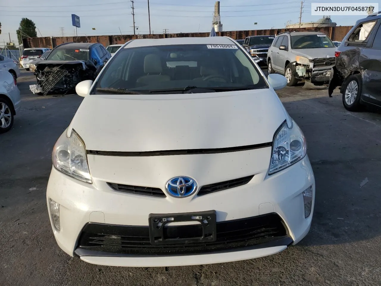 2015 Toyota Prius VIN: JTDKN3DU7F0458717 Lot: 79516094